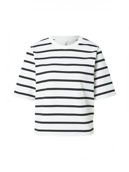 Foto van product ONLY Shirt 'ONLSOPH' zwart / wit