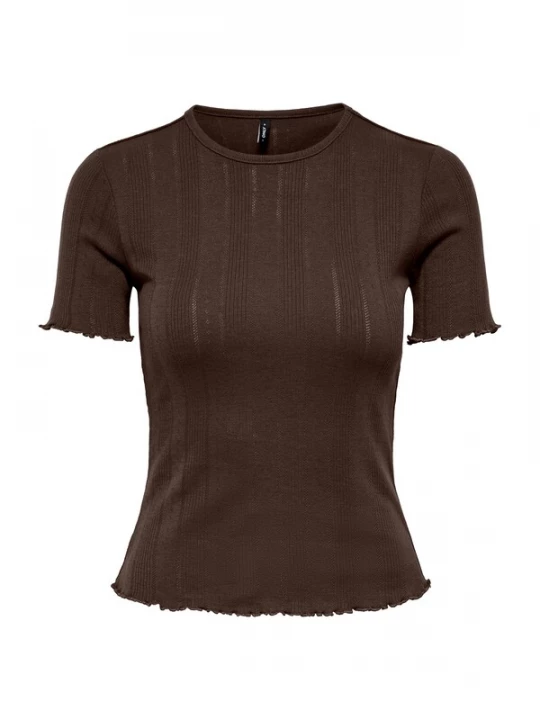 Foto van product ONLY Shirt 'ONLTENNA' donkerbruin