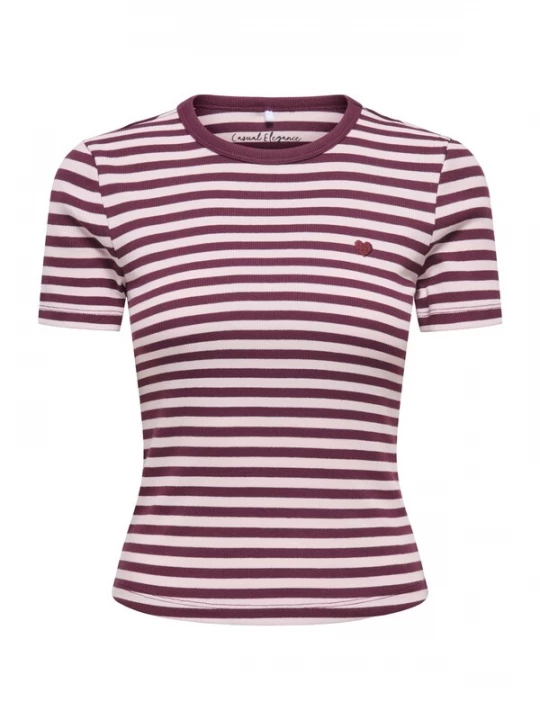 Foto van product ONLY Shirt 'ONLVAL' cyclaam / natuurwit