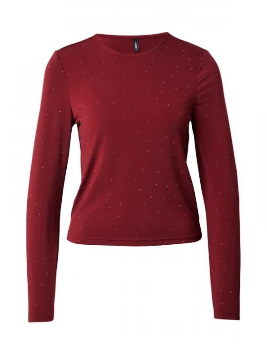 Foto van product ONLY Shirt 'ONLZita' wijnrood