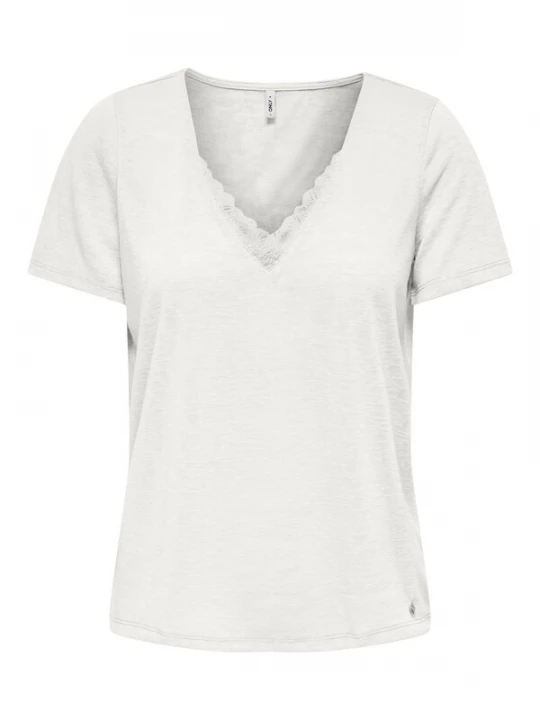 Foto van product ONLY Shirt 'ONLZOLA' wit gemêleerd