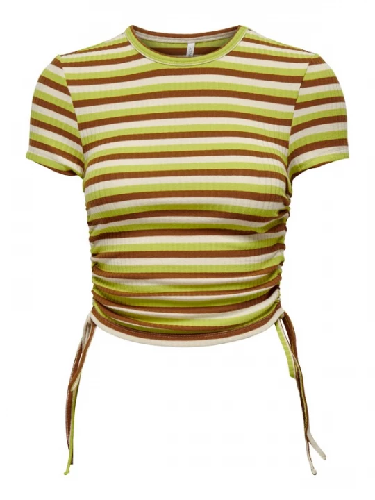 Foto van product ONLY Shirt 'Wendy' bruin / groen