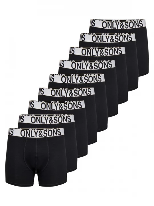 Foto van product Only & Sons Boxershorts 'Basic' zwart / wit