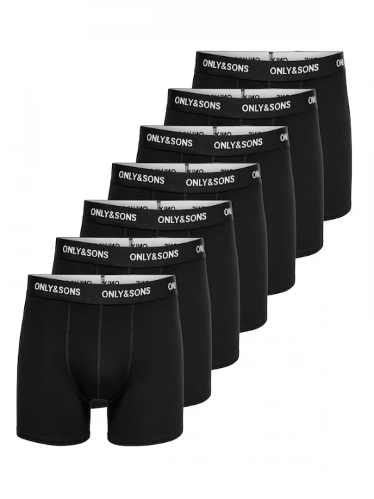 Foto van product Only & Sons Boxershorts 'ONSFitz' zwart / wit