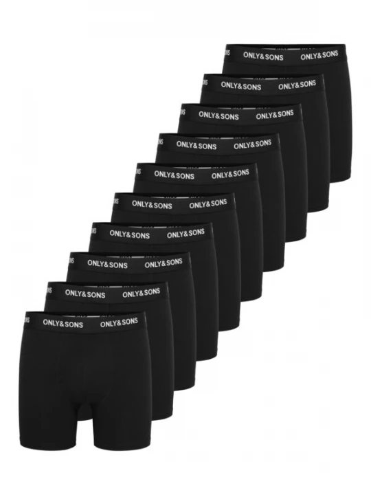Foto van product Only & Sons Boxershorts 'ONSRiber' zwart / wit