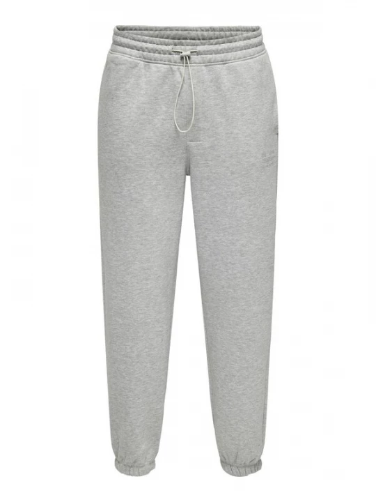 Foto van product Only & Sons Broek 'Engel Rlx' grijs gemêleerd