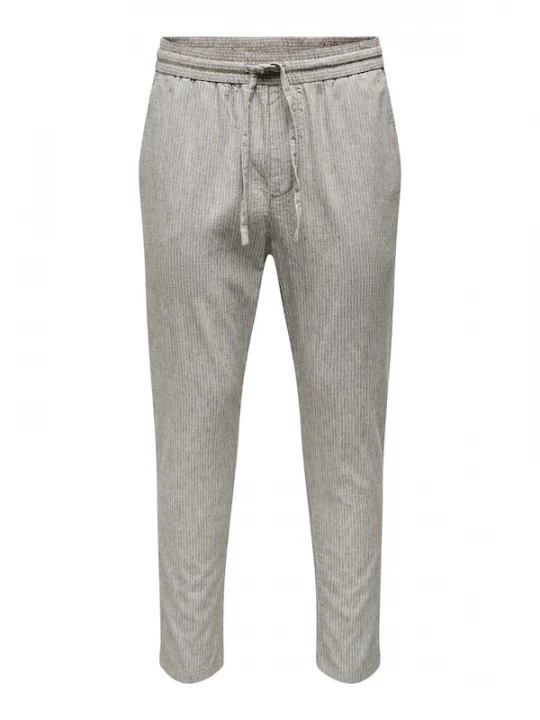 Foto van product Only & Sons Broek 'Linus' bruin / offwhite