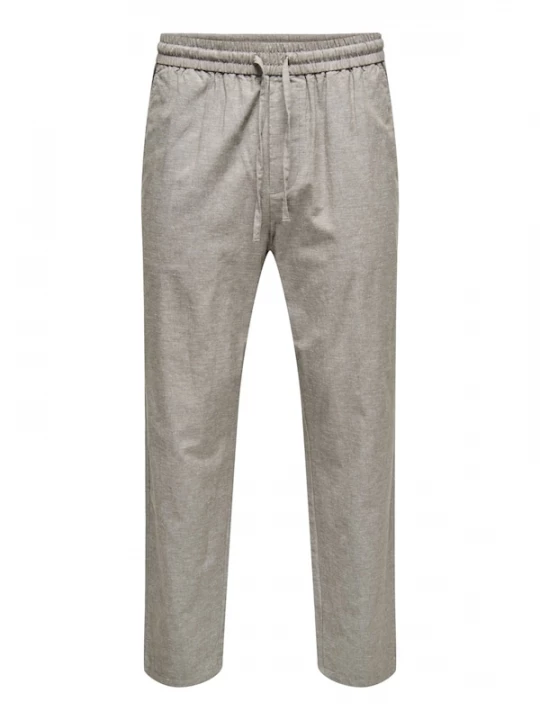 Foto van product Only & Sons Broek 'Linus Crop 0007' grijs