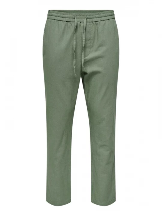 Foto van product Only & Sons Broek 'Linus Crop 0007' groen