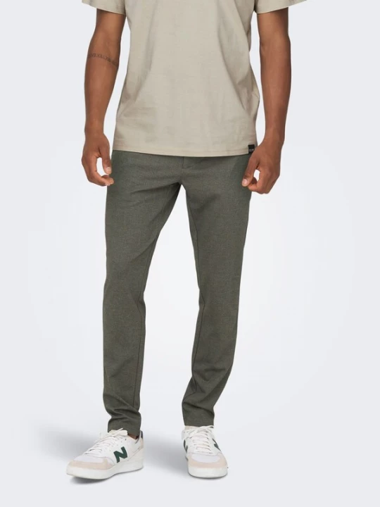 Foto van product Only & Sons Broek 'Mark' bruin