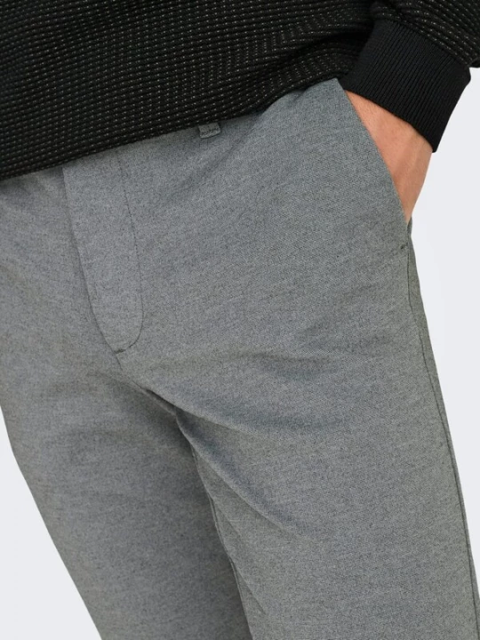 Foto van product Only & Sons Broek 'mark' grijs