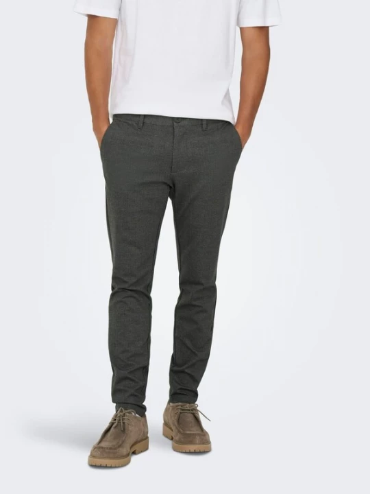 Foto van product Only & Sons Broek 'Mark' grijs