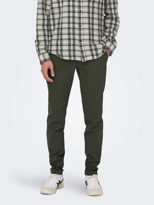 Foto van product Only & Sons Broek 'mark' olijfgroen