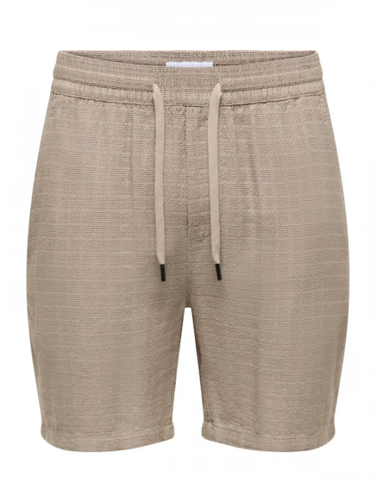 Foto van product Only & Sons Broek 'ONSTel' donkerbeige