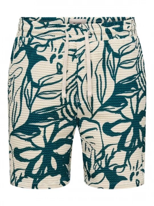 Foto van product Only & Sons Broek 'ONSTel Savier' beige / donkergroen