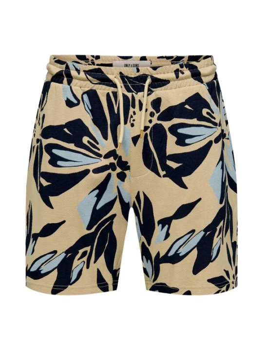 Foto van product Only & Sons Broek 'Piero RLX' beige / marine / lichtblauw