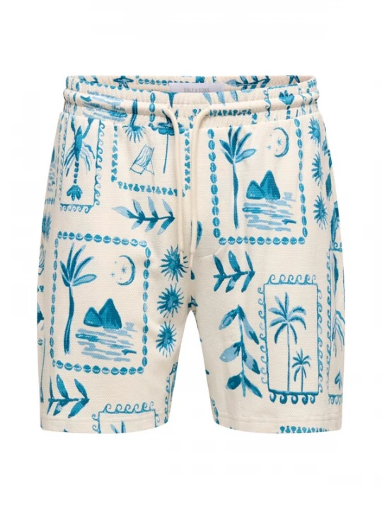 Foto van product Only & Sons Broek 'Piero RLX' lichtblauw / wit