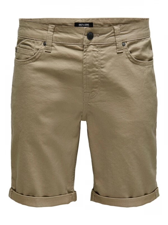 Foto van product Only & Sons Broek 'Ply' donkerbeige