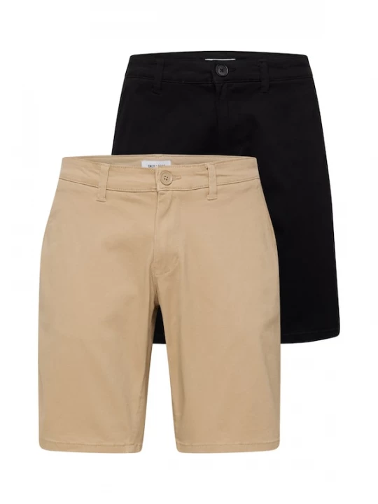 Foto van product Only & Sons Chino 'CAM' beige / zwart