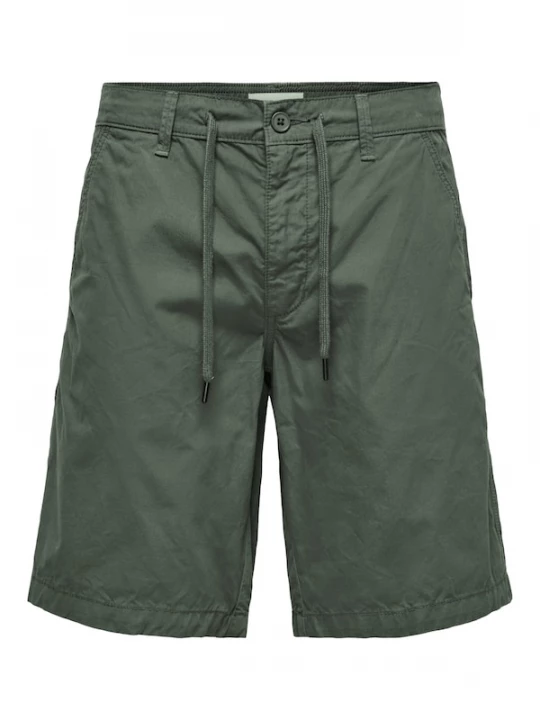 Foto van product Only & Sons Chino 'Loc' donkergroen