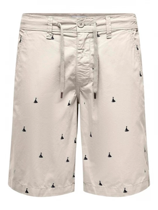 Foto van product Only & Sons Chino 'ONSLOC' lichtgrijs / zwart