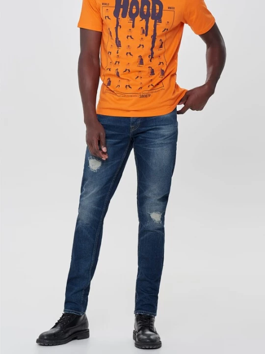 Foto van product Only & Sons Jeans blauw denim
