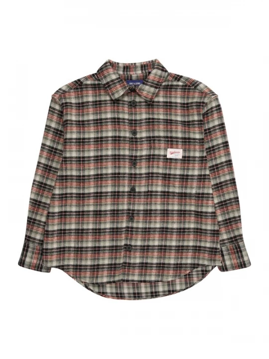 Foto van product Only & Sons Junior Overhemd 'OSJJack' grijs / roestrood / zwart / wit