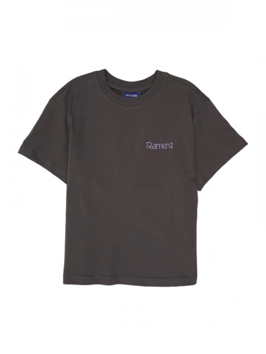 Foto van product Only & Sons Junior Shirt 'OSJCOLE FOOD' antraciet / lila