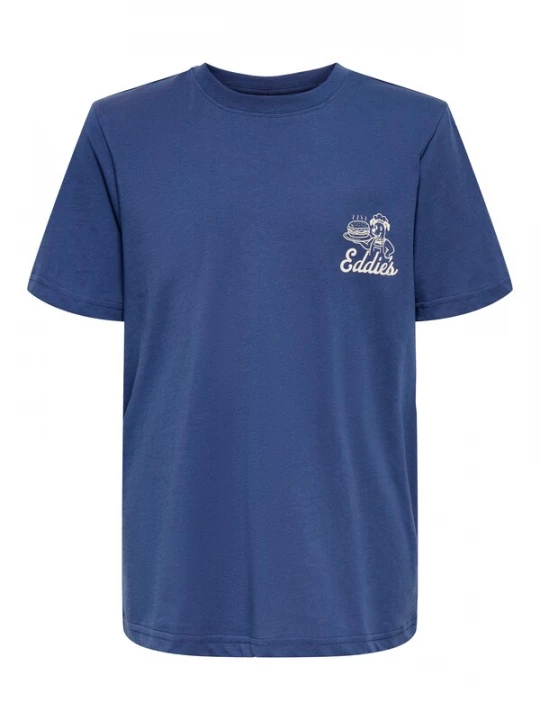Foto van product Only & Sons Junior Shirt 'OSJEDDIE' navy / wit