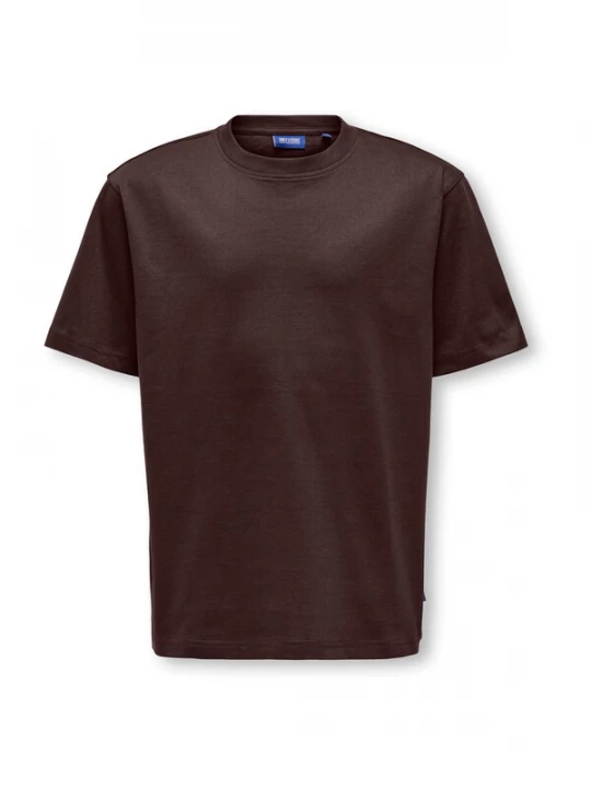 Foto van product Only & Sons Junior Shirt 'OSJFRED' chocoladebruin