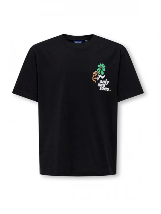Foto van product Only & Sons Junior Shirt 'OSJFRED LAURENT' lichtblauw / grasgroen / zwart / wit
