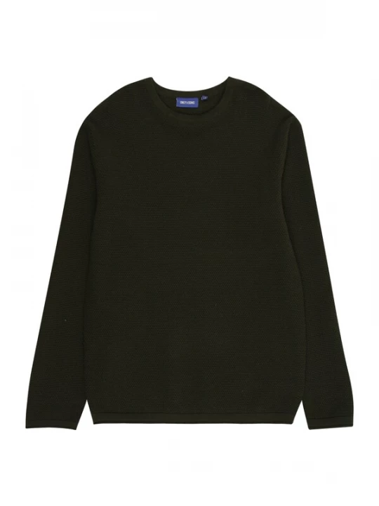 Foto van product Only & Sons Junior Trui 'OSJPANTER' donkergroen