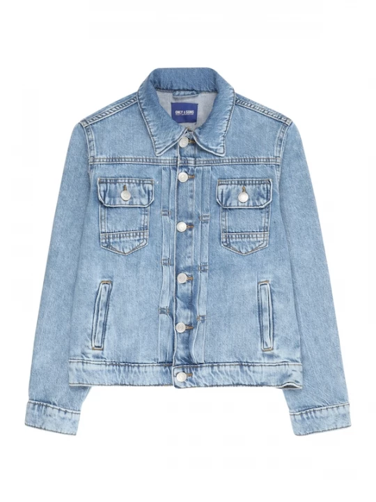 Foto van product Only & Sons Junior Tussenjas 'OSJDUKE' blauw denim