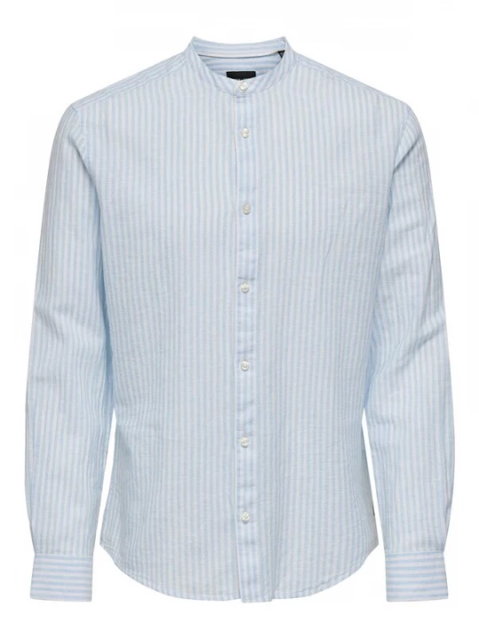 Foto van product Only & Sons Overhemd 'Caiden' lichtblauw / wit