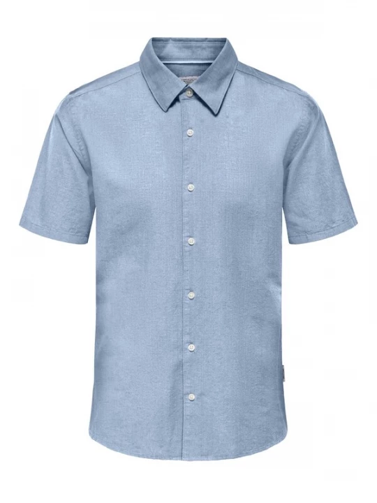 Foto van product Only & Sons Overhemd 'Cantley' lichtblauw
