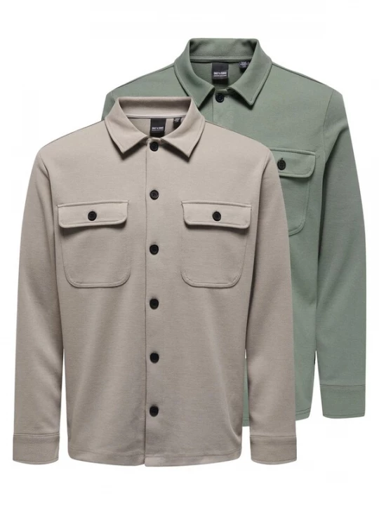 Foto van product Only & Sons Overhemd 'Newkodyl' jade groen
