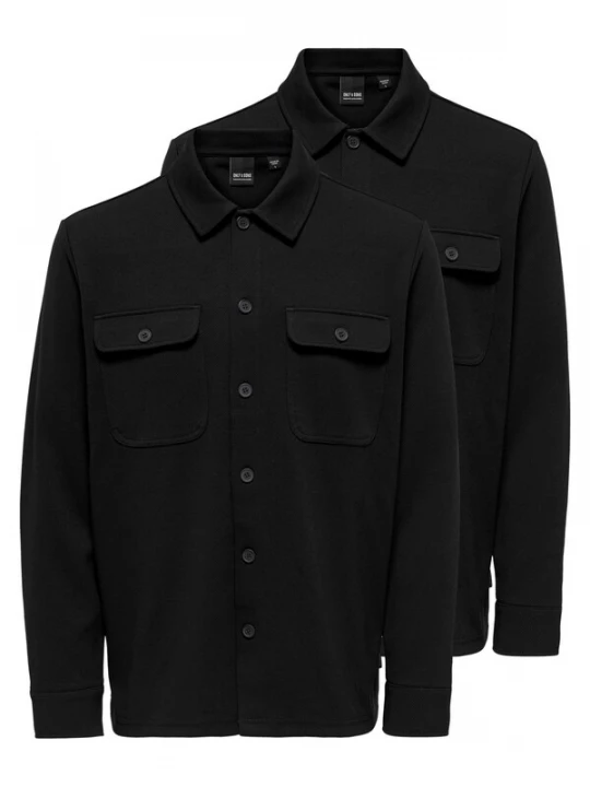 Foto van product Only & Sons Overhemd 'Newkodyl' zwart