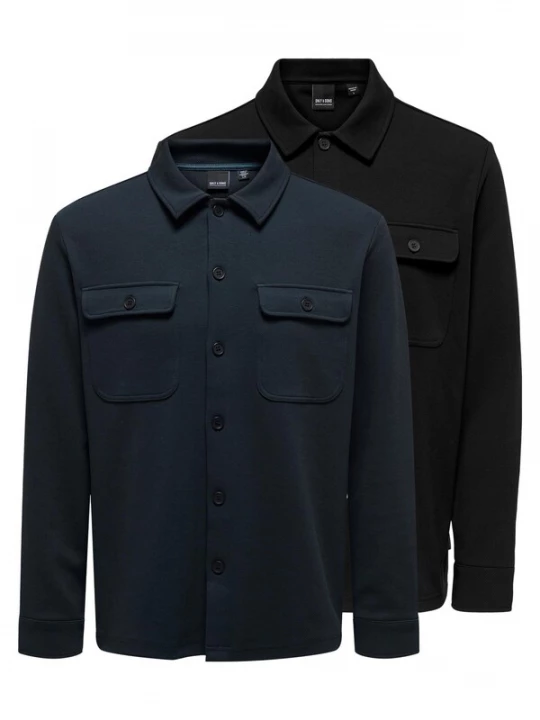Foto van product Only & Sons Overhemd 'Newkodyl' zwart gemêleerd