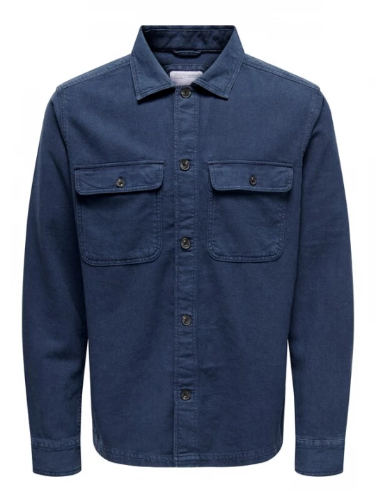 Foto van product Only & Sons Overhemd 'Oliver' marine