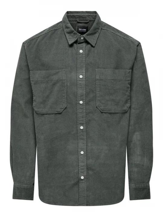 Foto van product Only & Sons Overhemd 'ONSAlp' donkergrijs