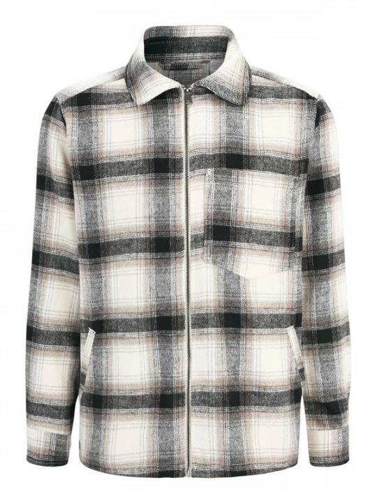 Foto van product Only & Sons Overhemd 'ONSAustin' beige / zwart / wolwit