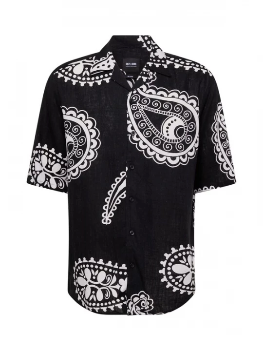 Foto van product Only & Sons Overhemd 'ONSAustin' zwart / wit