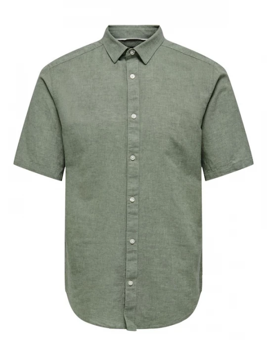 Foto van product Only & Sons Overhemd 'ONSCaiden' groen