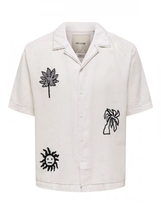 Foto van product Only & Sons Overhemd 'ONSCaidenly' zwart / wit