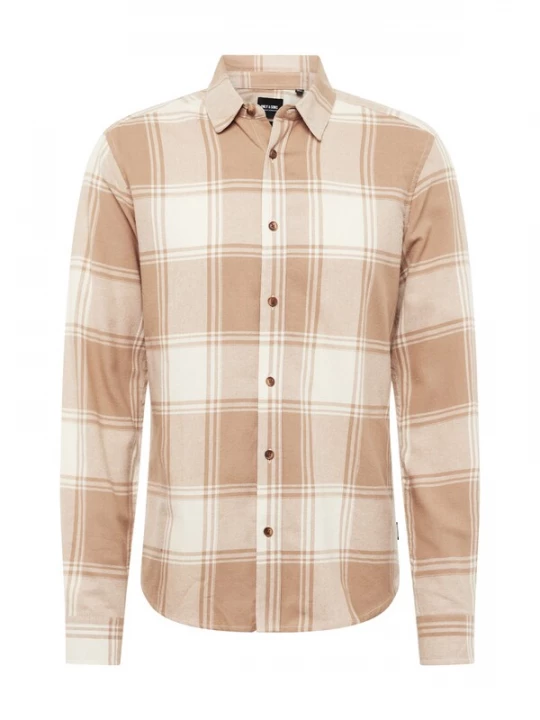 Foto van product Only & Sons Overhemd 'ONSGudmund' camel / offwhite