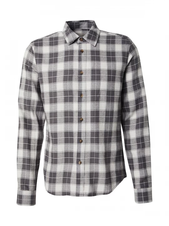 Foto van product Only & Sons Overhemd 'ONSKIM' grijs / lichtgrijs / zwart