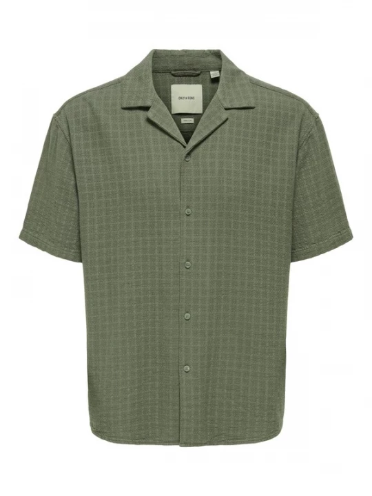 Foto van product Only & Sons Overhemd 'ONSLatham' olijfgroen