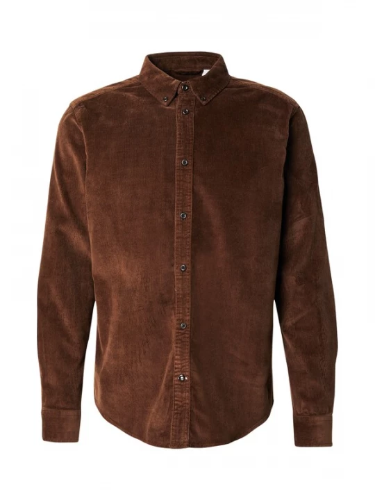 Foto van product Only & Sons Overhemd 'ONSMICHAEL' donkerbruin