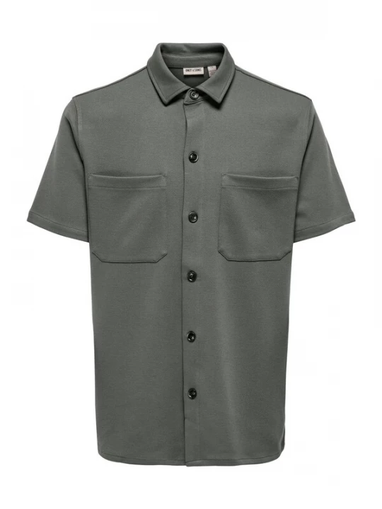 Foto van product Only & Sons Overhemd 'ONSNEWKODYL' grijs