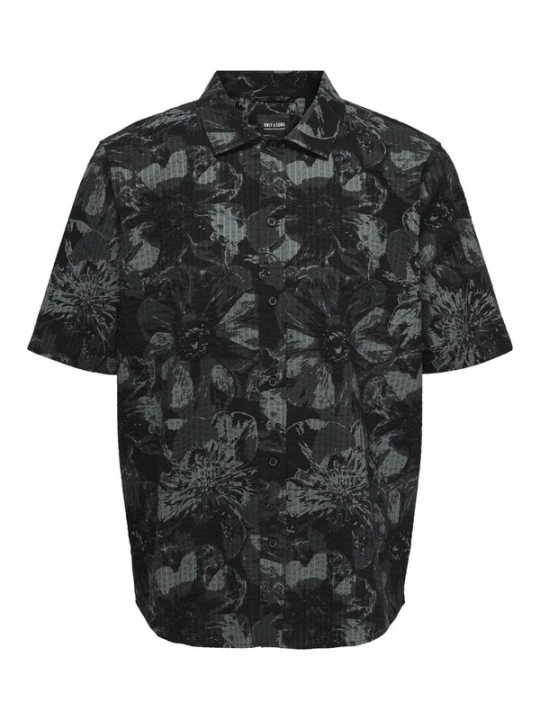 Foto van product Only & Sons Overhemd 'ONSNicolai' grijs / donkergrijs / zwart